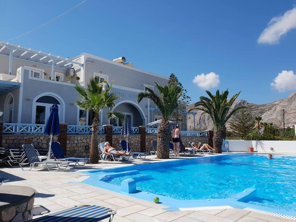 Alkyon Hotel Kamári Eksteriør billede